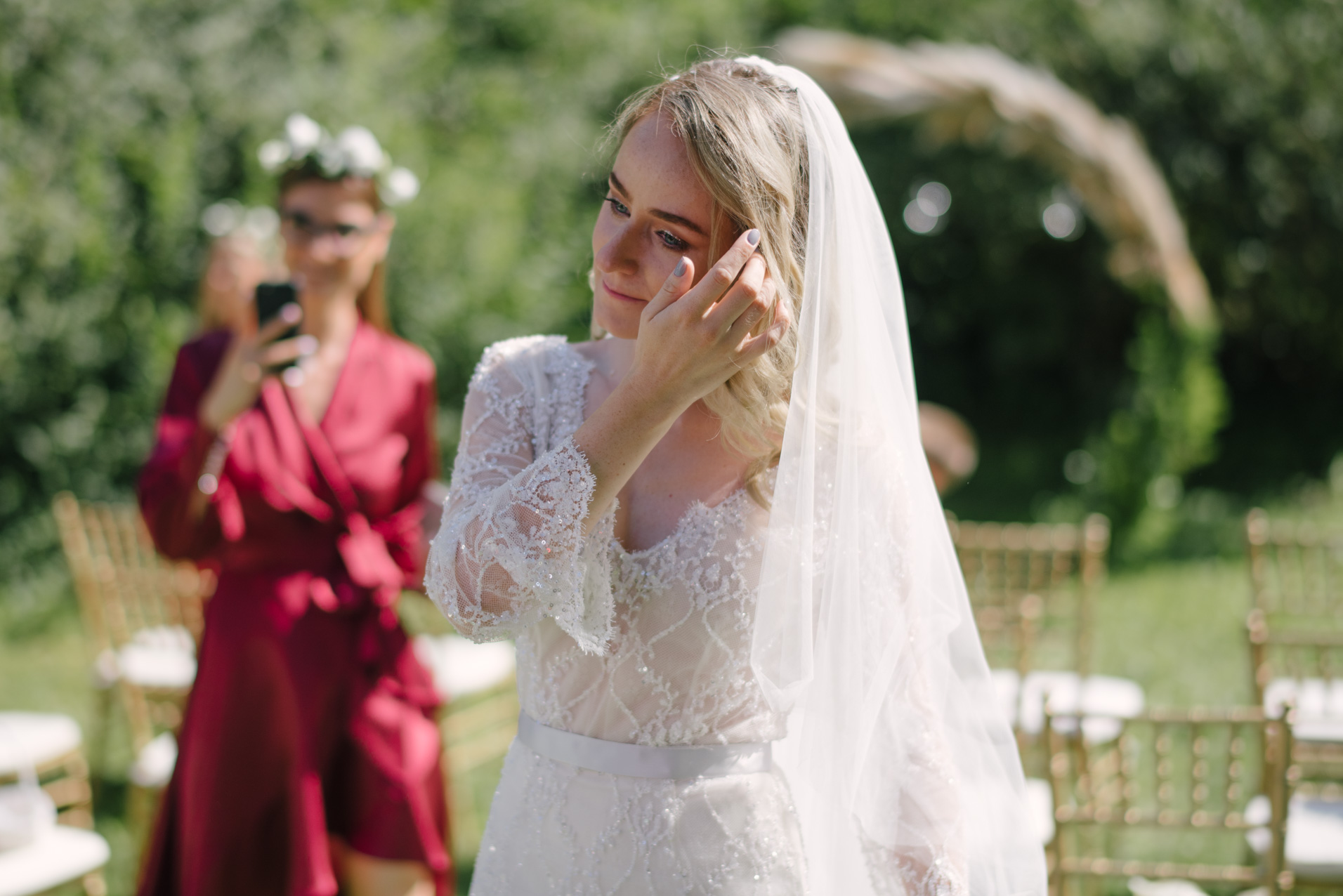 Bride Crying