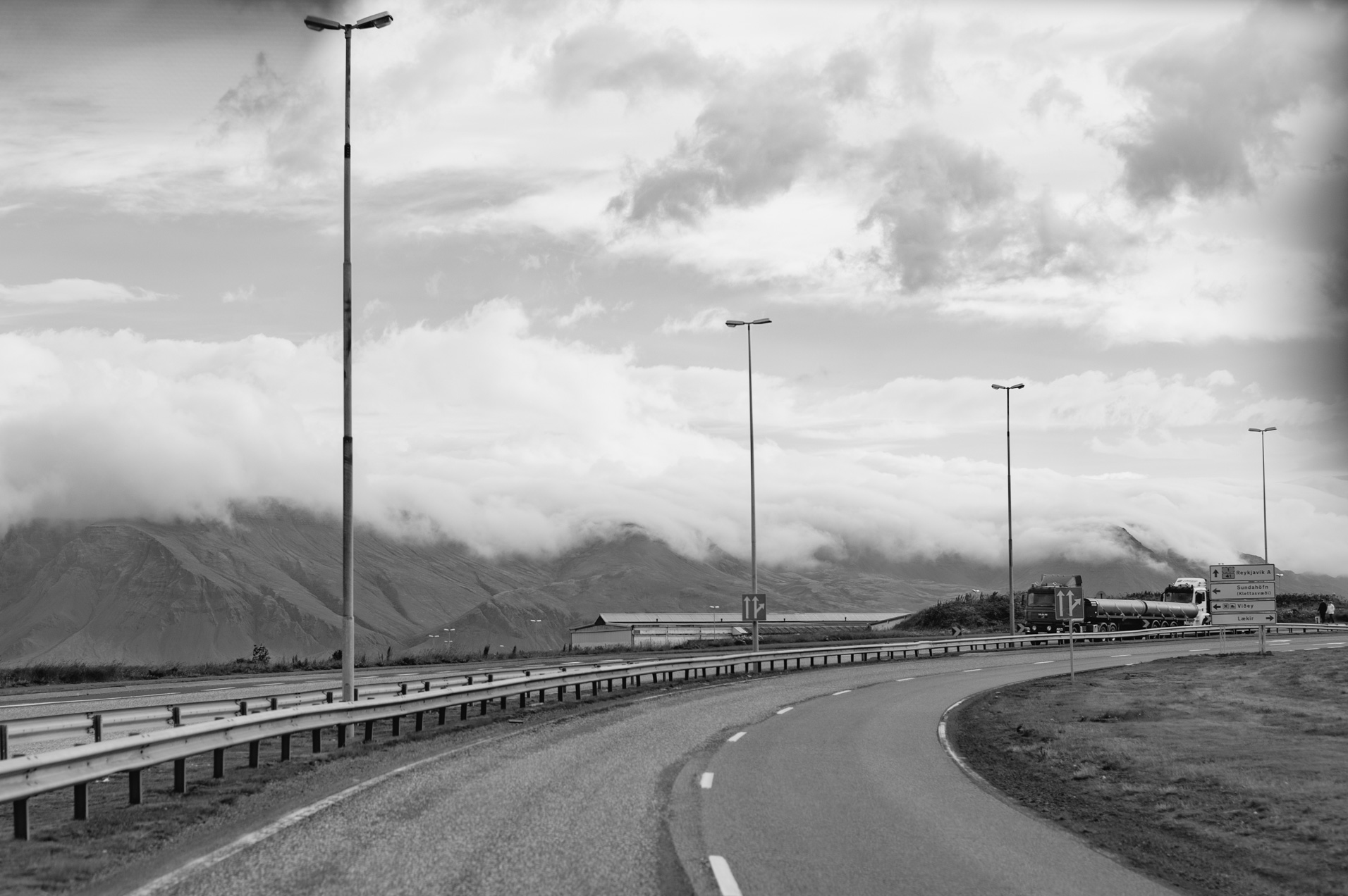 Șosea în Reykjavik Islanda