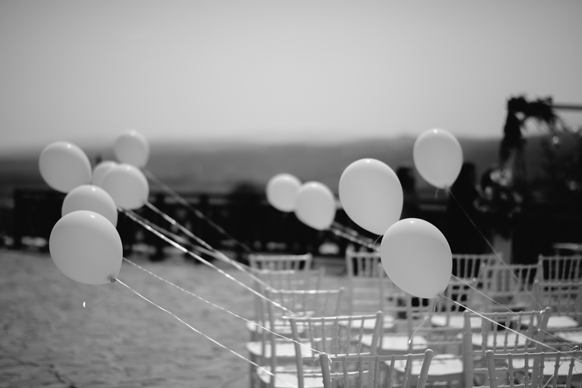 Balloons At Wedding Ceremony