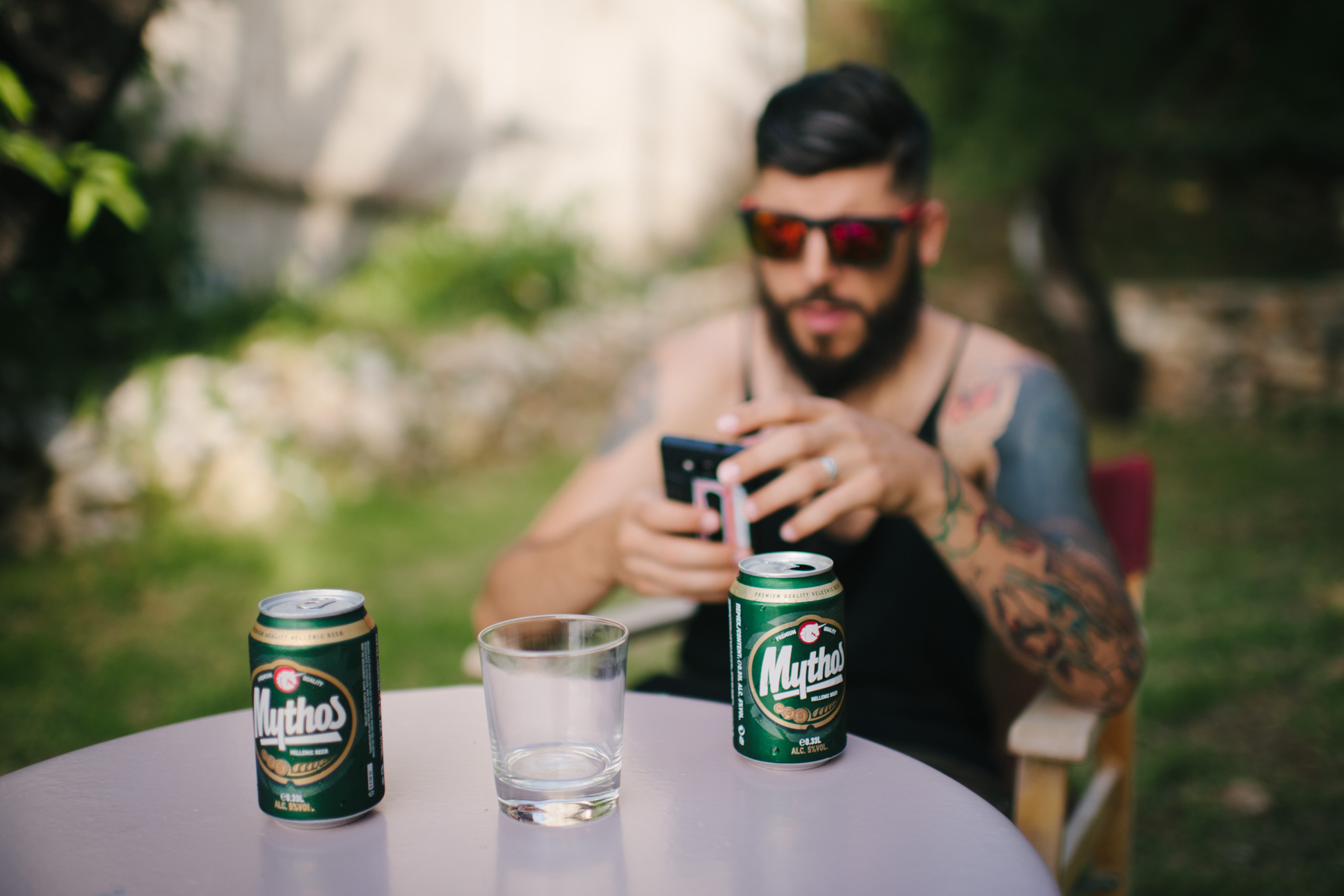 Mythos Beer In Lefkada