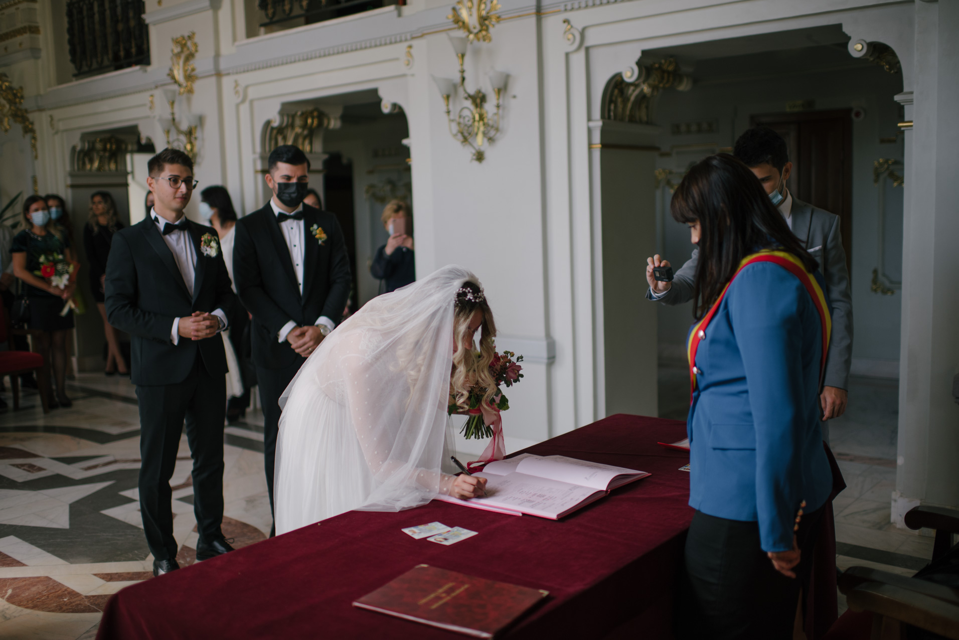 Civil ceremony in Romania Focșani