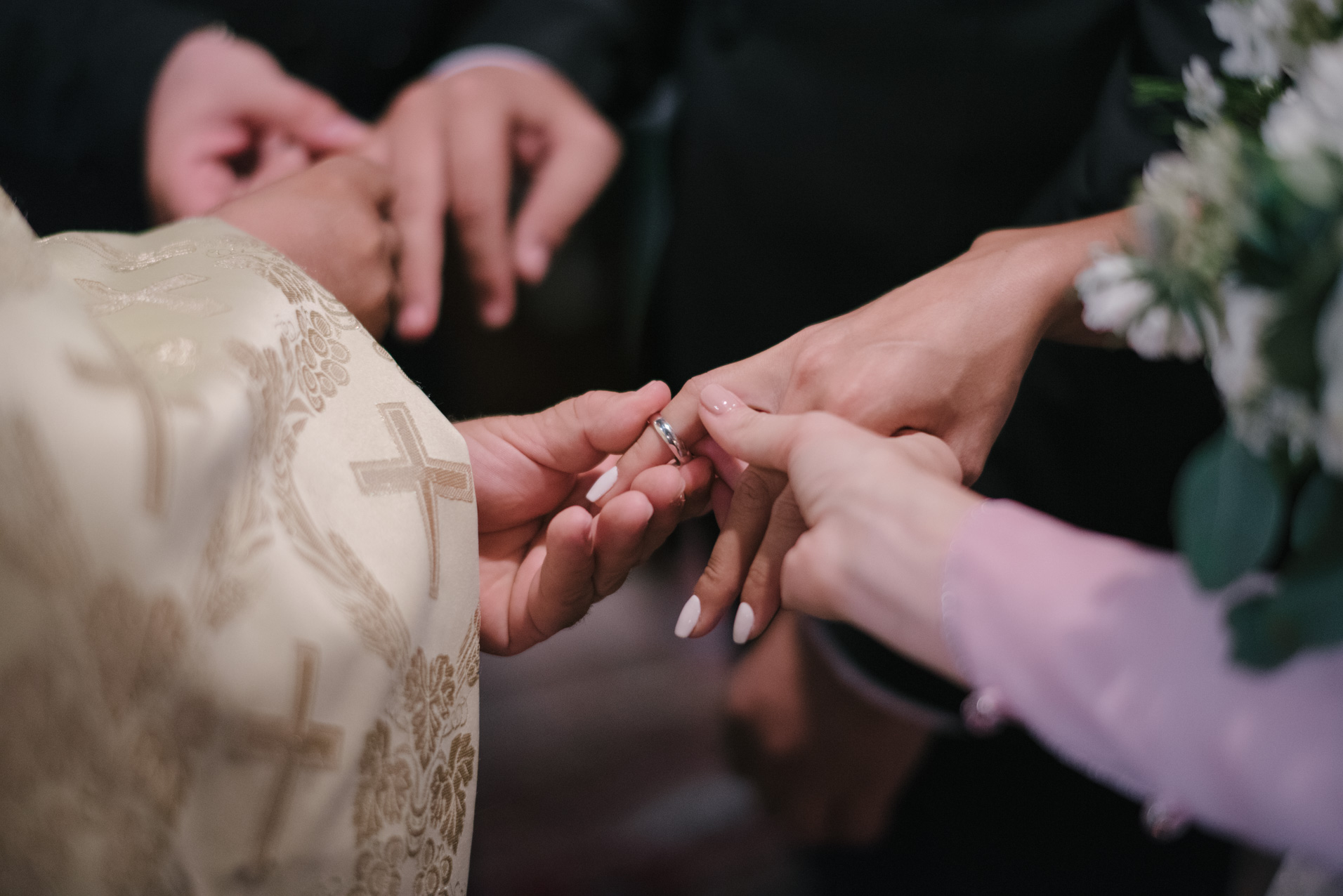 Ring Exchange At Wedding