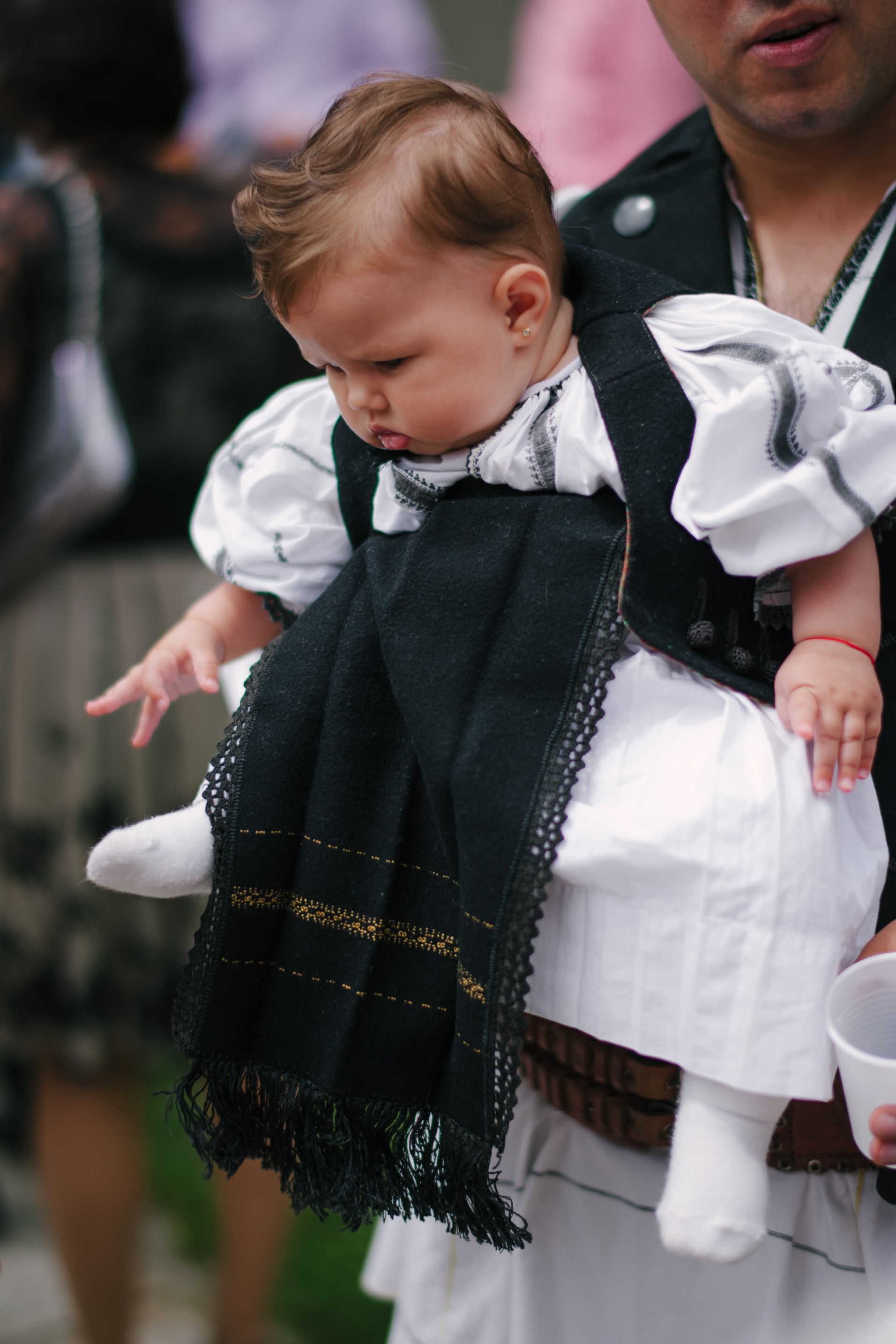 Traditional Kid Dress In Transylvania